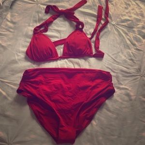 Red bikini