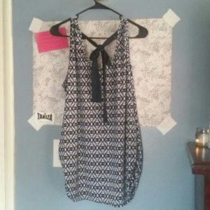 Navy Blue & White dress