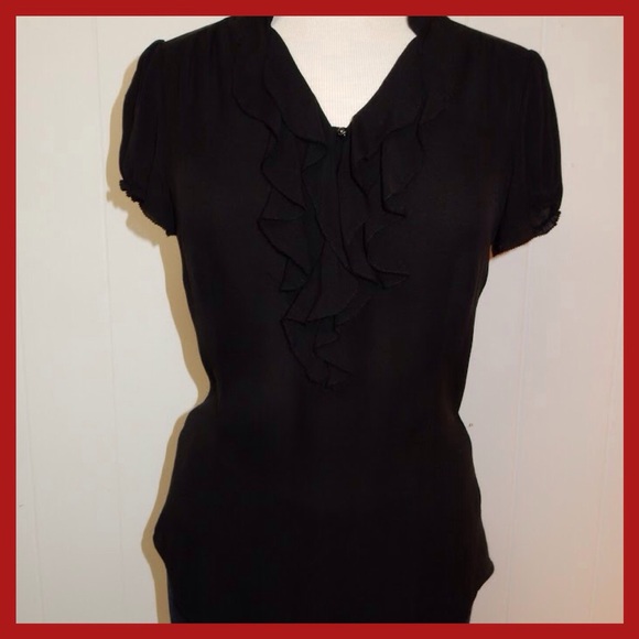 Black Silk Top from WHBM
