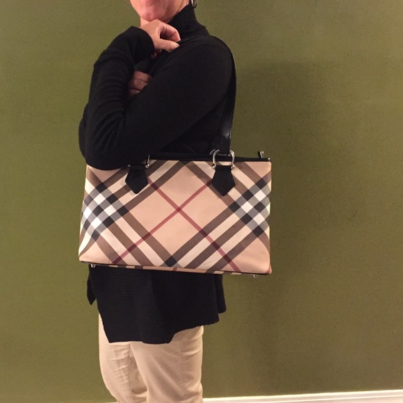 burberry nova check tote