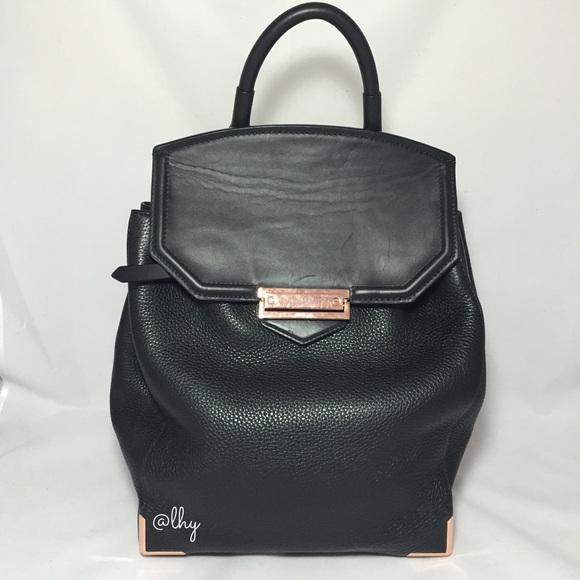 ALEXANDER WANG PRISMA BACKPACK ROSE GOLD - Picture 2 of 6