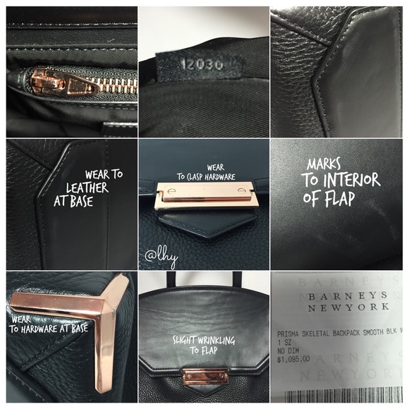 ALEXANDER WANG PRISMA BACKPACK ROSE GOLD - Picture 4 of 6