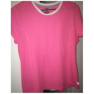 Neon pink shirt