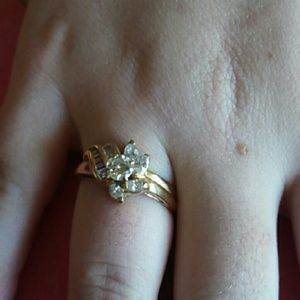 24kt Gold Diamond Ring