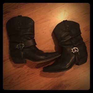 HOLD  WildKatt07 Dingo Biker Western Boots sign 9