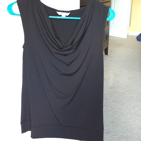 Banana Republic black sleeveless top. Size Small.