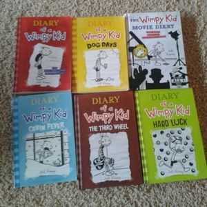 Diary of a Wimpy Kid #1,4,6,7,8,movie