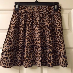 PINK Victoria’s Secret leopard skirt
