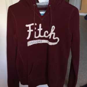 Abercrombie and Fitch maroon sweatshirt. Size  L