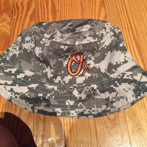 Camouflage Orioles bucket hat