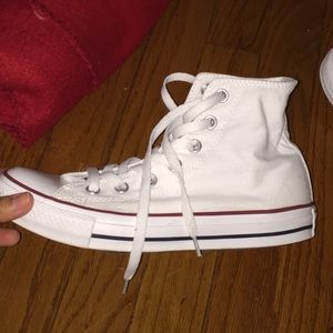 White high top converse