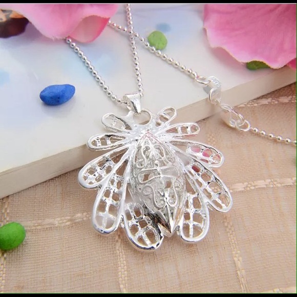 New Beetle Pendant on Sterling Silver Snake Chain.