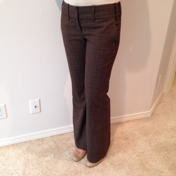 Brown Pattern Dress Pants