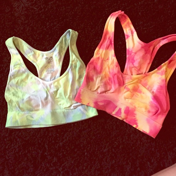 Tie dye sports bra
