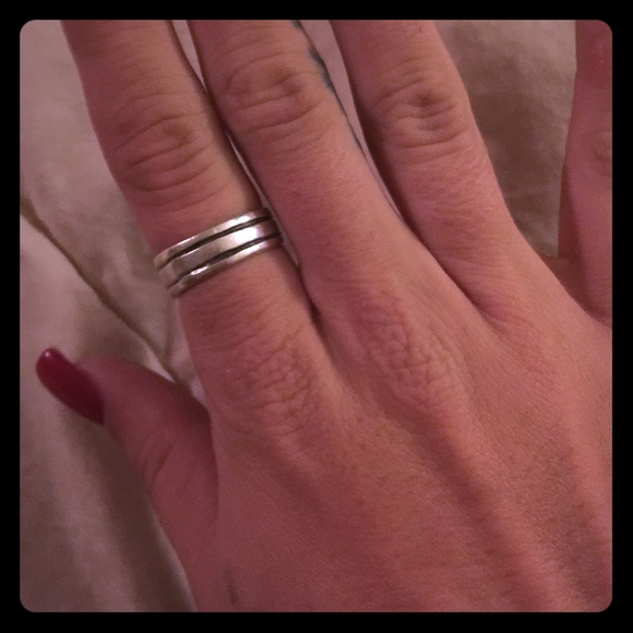 Sterling band ring