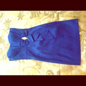 Royal blue formal short dress!