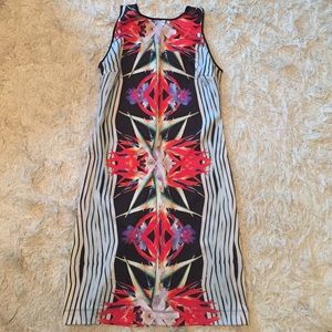 Clover Canyon Neoprene Print Dress