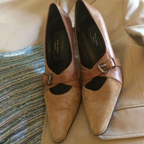 🌹Host Pick: Spiegel Leather & Suede Italian Pumps - Picture 3 of 4