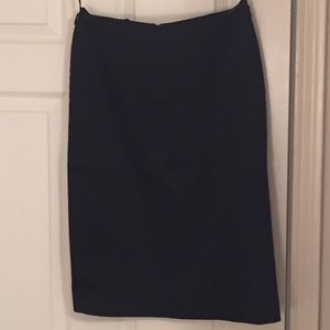Black pencil skirt