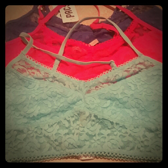3 Pacsun Bralettes