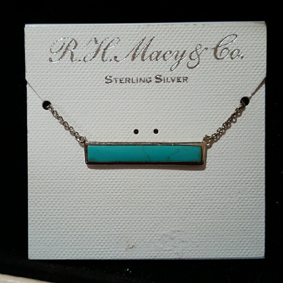Sterling silver and turquoise necklace