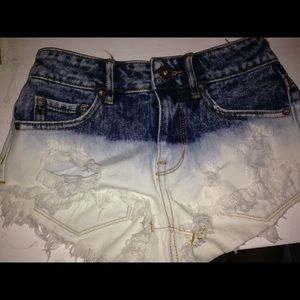 High waisted shorts