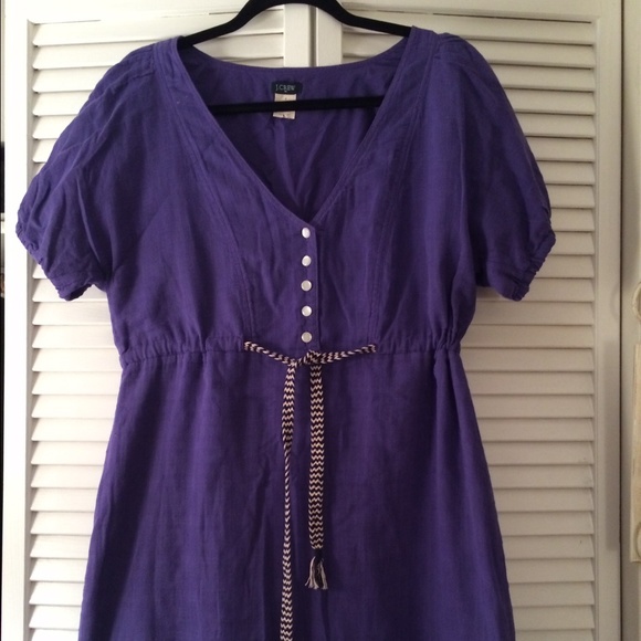 Jcrew cotton drawstring dress size 8