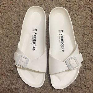 All White Birkenstocks