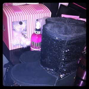 Sequin snooki boot / ugg