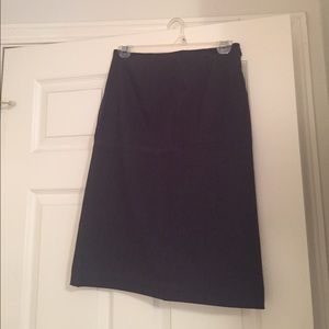 Charcoal grey pencil skirt