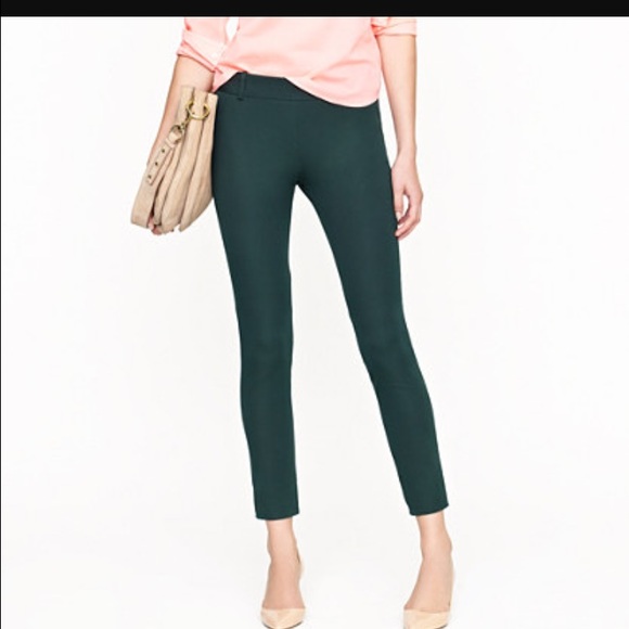 J. Crew Minnie pant in forest green.