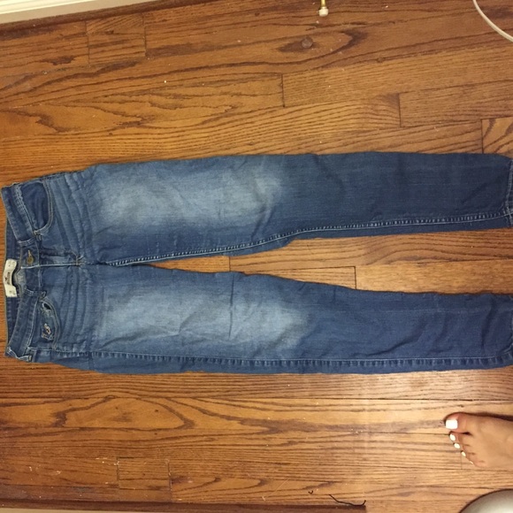 Skinny low rise jeans