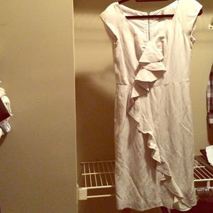 Rebecca Taylor light gray dress