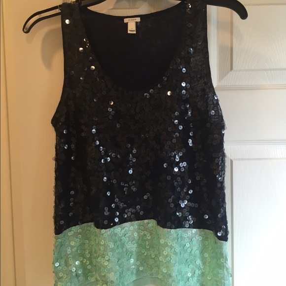 J. Crew sequin tank