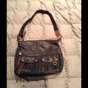 Black Fossil Purse