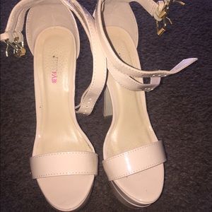 Nude Patent 6" Heels