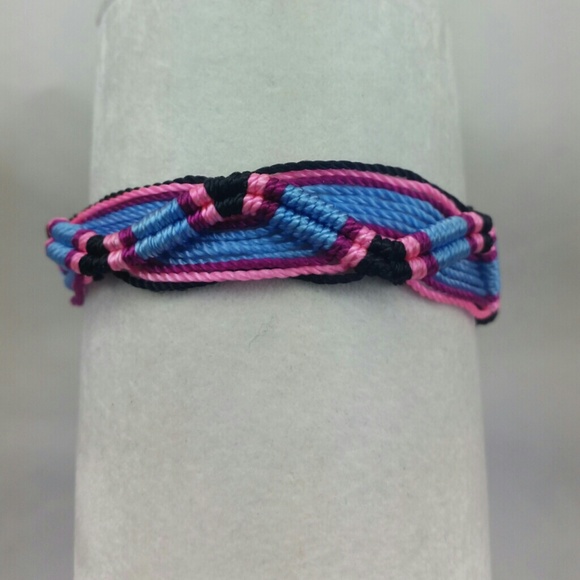 Multicolor Yarn Bracelet