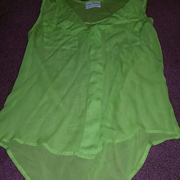 Lime green shirt