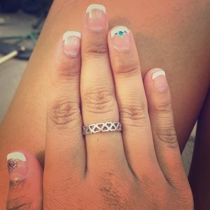 Heart ring sterling silver