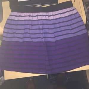 Striped Purple So Skirt