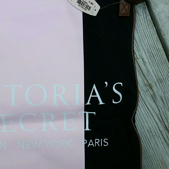 Victoria's Secret Pink and Black Tote/Purse. NWT - Picture 4 of 4