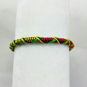 Multicolor Yarn Bracelet