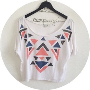 Aztec crop top