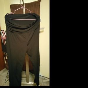 Stretchy black dress pants