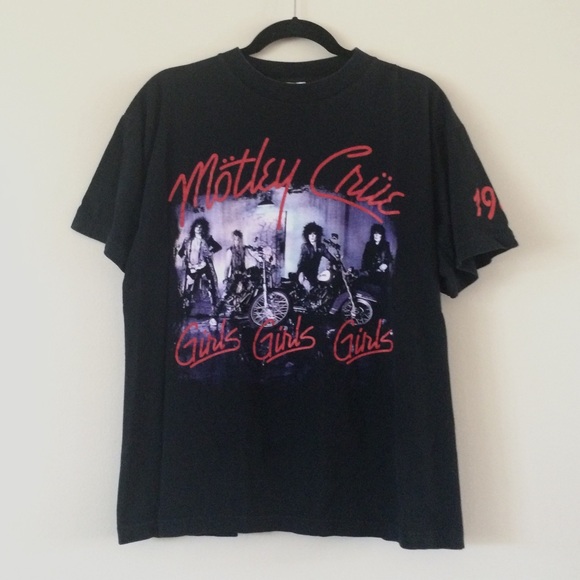 Vintage Tops - 1987 Motley Crüe Vintage Tee