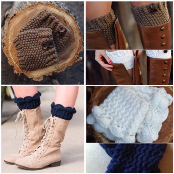 ❗️ 2 COLORS ❗️ Button Boot Cuffs - Picture 4 of 4
