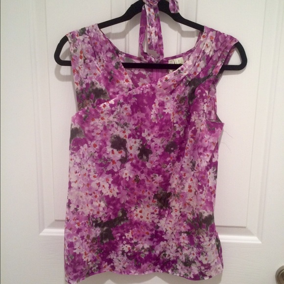 J.Crew Lavender, Floral Blouse