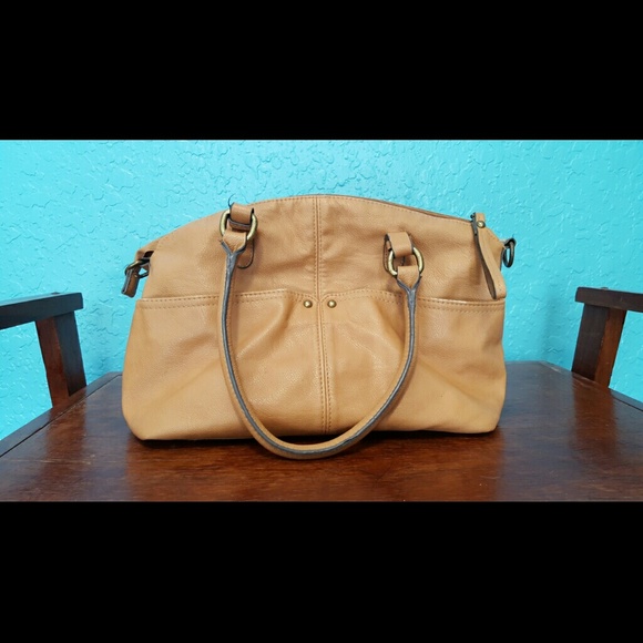 ~ Tan Purse with Many Pockets ~ - Picture 1 of 3