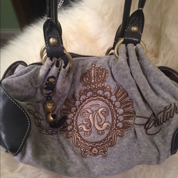 Roomy little Gray juicy couture tote