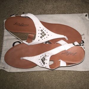 NEW Lucky Brand White wedges